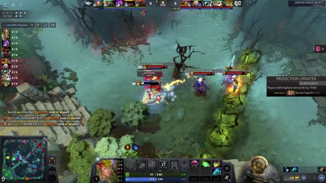 QCY.LoA takes First Blood on Secret.Puppey!