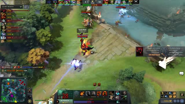 Mineski gets 2 kills!