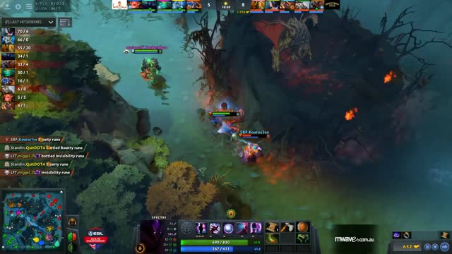 BANNED ON TWITCH AND QUIT DOTA kills Kouros1ve!