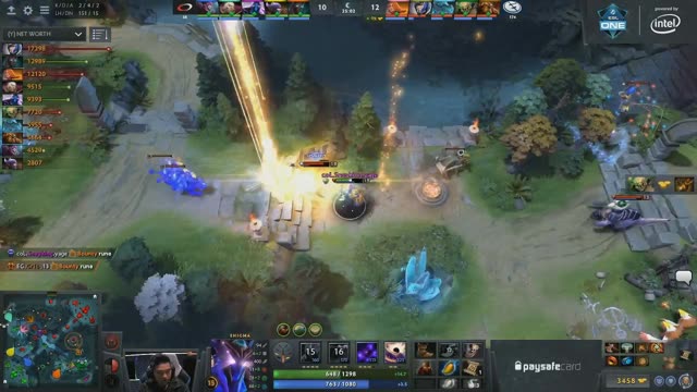 EG.Arteezy kills Sneyking!