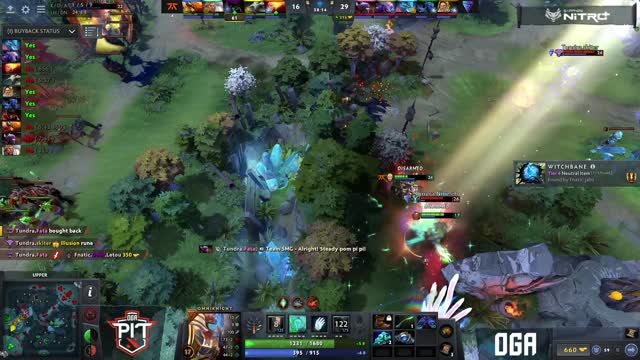 Tundra teamwipes Fnatic!