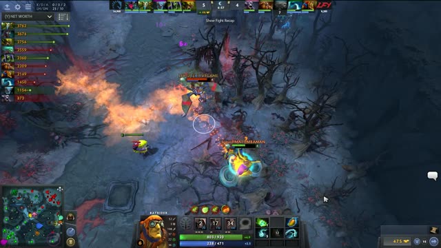 Miracle- gets two kills!