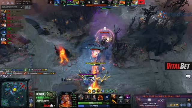 Benhur's triple kill leads to a team wipe!