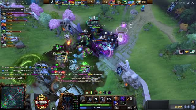 Aster.Sccc's triple kill leads to a team wipe!
