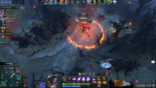 Sneyking kills EG.Arteezy!