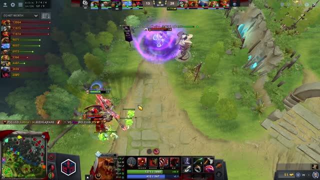 PSG.LGD.Maybe gets a double kill!