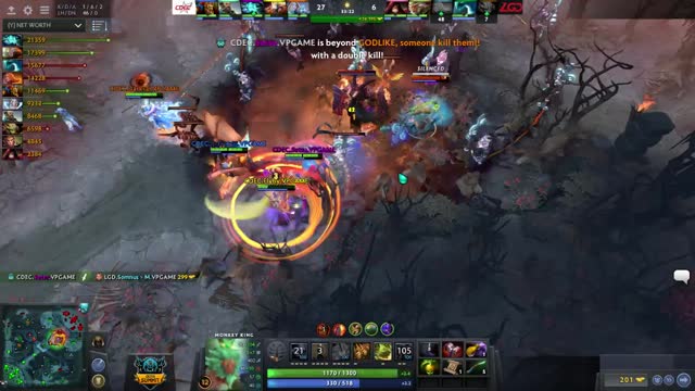 Shade's triple kill leads to a team wipe!