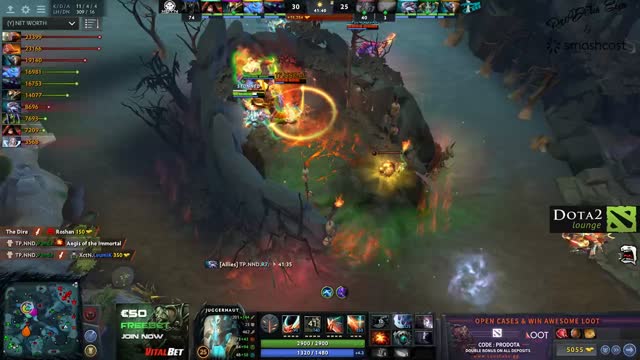 Panda gets a triple kill!