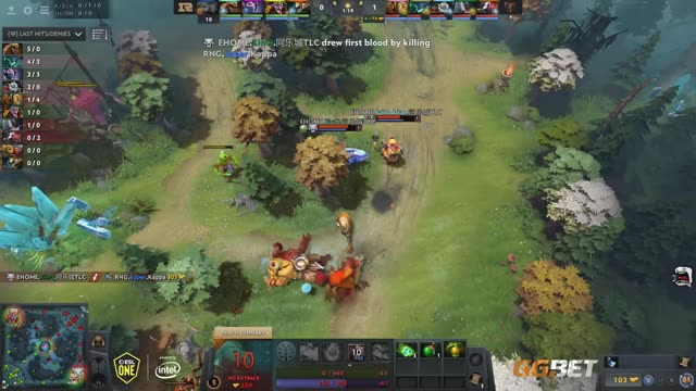 EHOME.XinQ takes First Blood on LFY.Super!