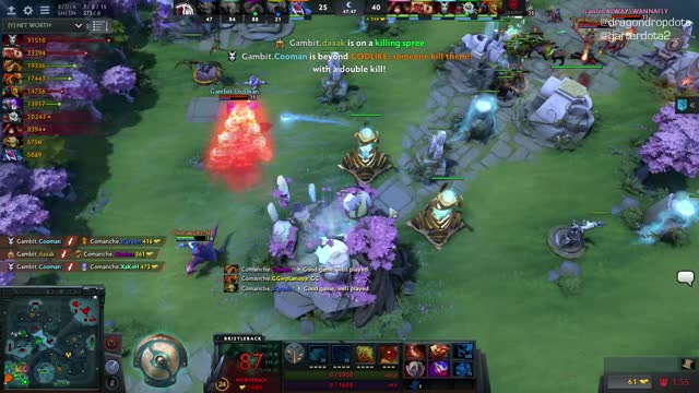 Cooman gets a triple kill!