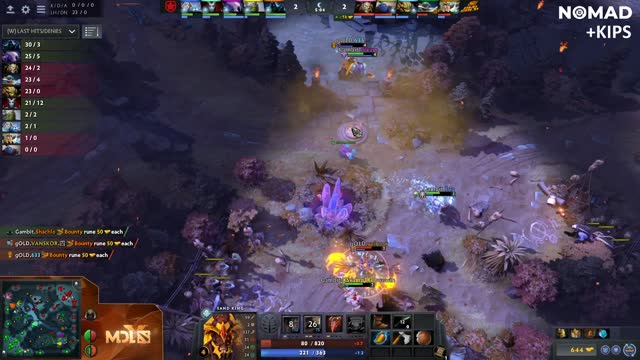 Gambit.dream` kills TSpirit.bzz!