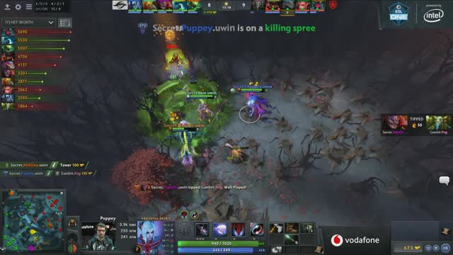 Secret.Puppey kills TSpirit.fng!