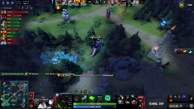 PSG.LGD gets 2 kills!