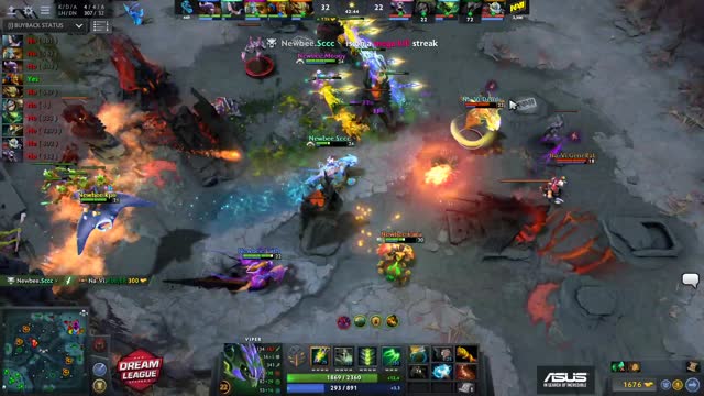 Newbee.uuu9/Moogy gets a double kill!