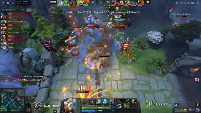 w33 gets a double kill!