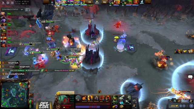 PSG.LGD.Maybe gets a double kill!