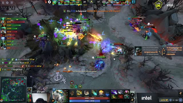 Arteezy gets a double kill!