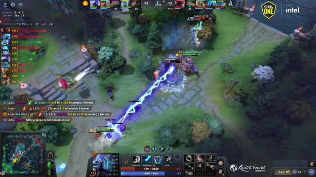 Aster.Borax's triple kill leads to a team wipe!