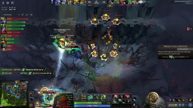 PSG.LGD.Faith_bian gets a double kill!