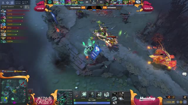 EG.Arteezy kills IMT.DuBu!