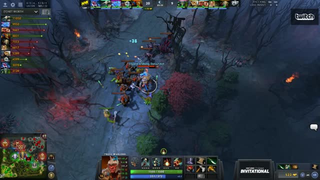 Na`Vi.Dendi kills TSpirit.fng!