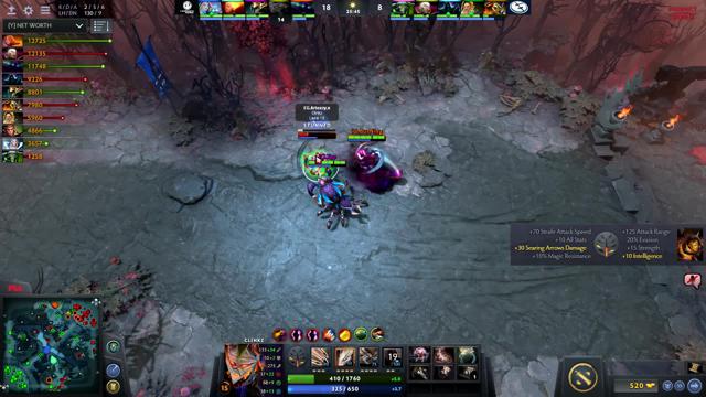 BurNIng kills EG.Arteezy!