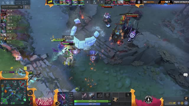 Na`Vi.Dendi kills OG.Fly!