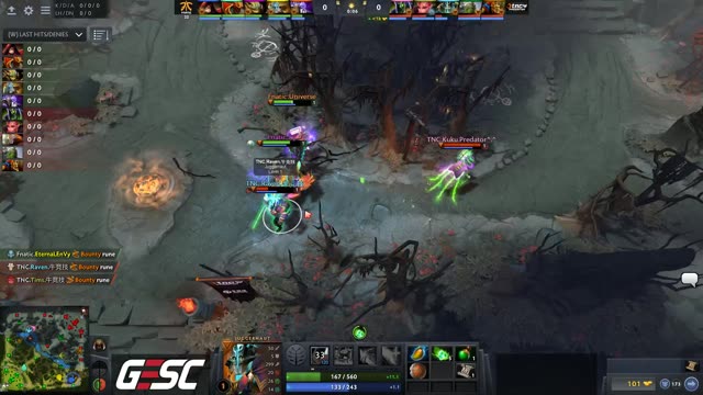 Fnatic.Universe takes First Blood on TNC.Raven!