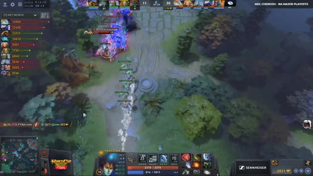 EG.Arteezy gets a double kill!