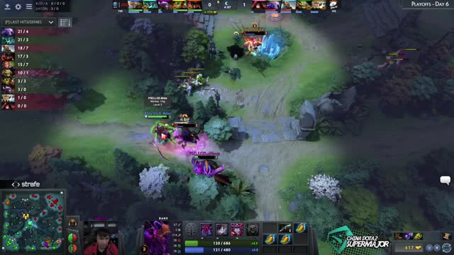 PSG.LGD gets 2 kills!