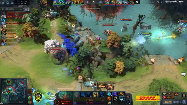 Secret.Puppey gets two kills!