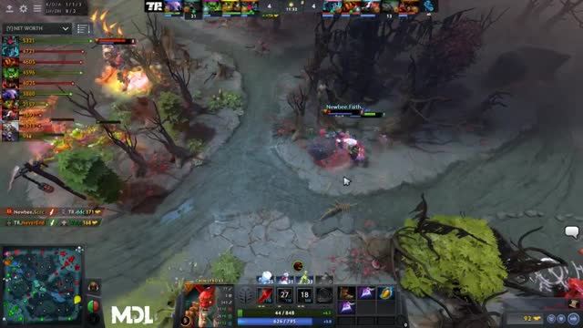 Newbee.Sccc gets a double kill!