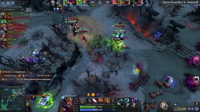 Newbee.Sccc gets a double kill!