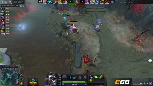 Vega.CeMaTheSlayeR takes First Blood on Na`Vi.Dendi!