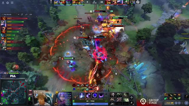 Arteezy gets a triple kill!