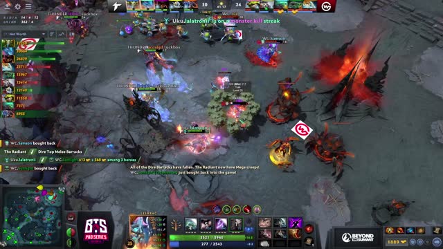 THUNDER teamwipes WC!