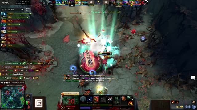 LGD.Maybe gets a double kill!