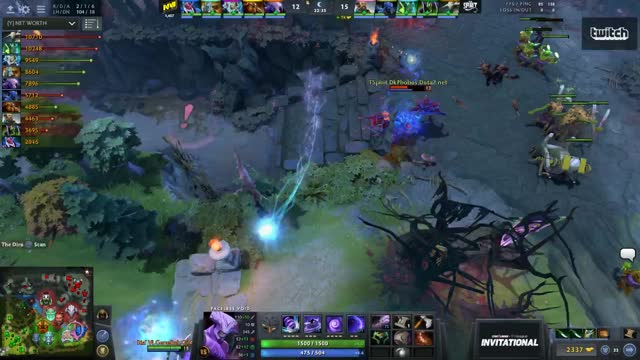 Na`Vi.Dendi kills TSpirit.DkPhobos!