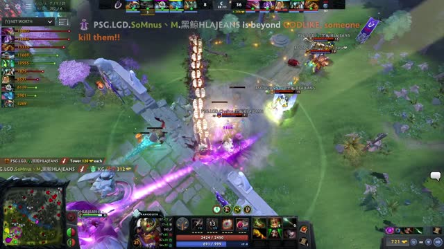 PSG.LGD.Maybe gets a triple kill!