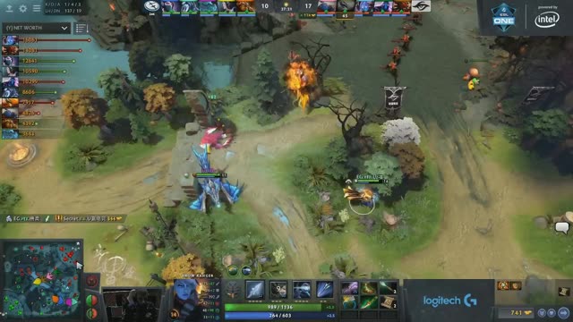 EG.Arteezy kills Secret.zai!