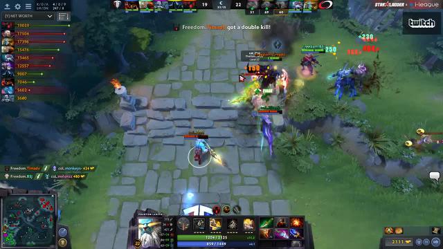 Timado gets a triple kill!