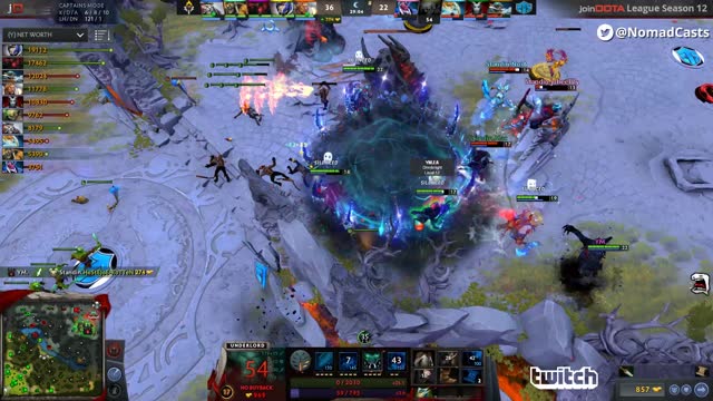 dota allstar's ultra kill leads to a team wipe!