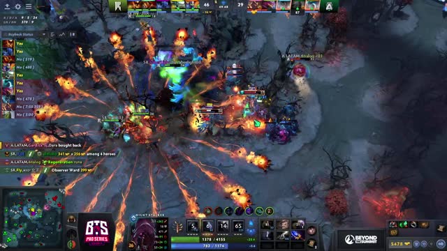 Arteezy gets a triple kill!