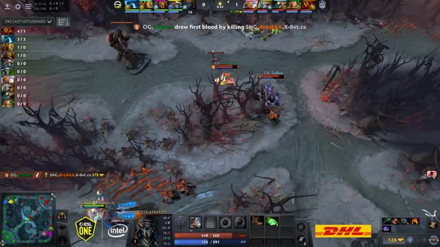 Secret.MidOne takes First Blood on dnz!