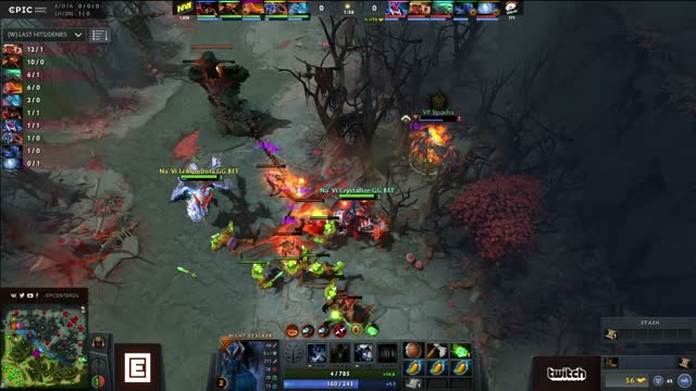 Na`Vi.LeBronDota takes First Blood on VP.9pasha!