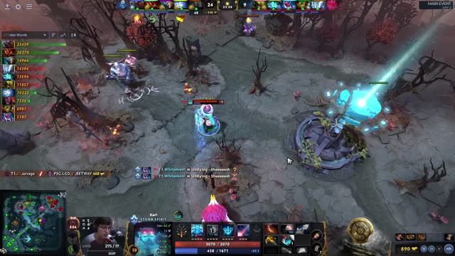 T1.23savage kills PSG.LGD.y`!