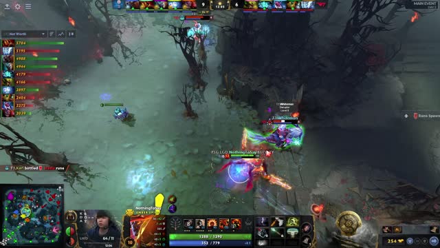 PSG.LGD.NothingToSay kills T1.Whitemon!