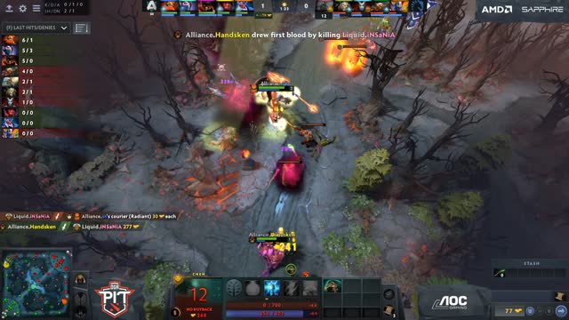 Alliance.Handsken takes First Blood on Liquid.iNSaNiA!