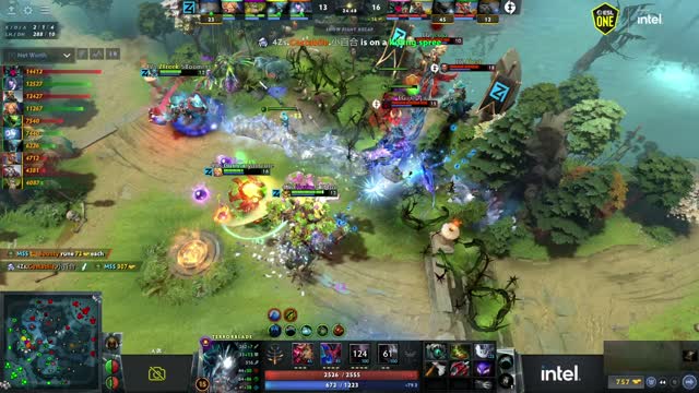 Arteezy gets a triple kill!