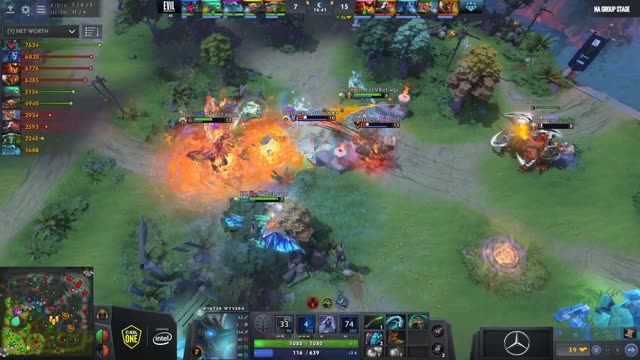 EG.Arteezy gets a triple kill!